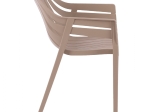 ΠΟΛΥΘΡΟΝΑ ΠΟΛΥΠΡΟΠΥΛΕΝΙΟΥ CHELLA HM8116.07 ΜΠΕΖ 56,5x54,5x79 cm