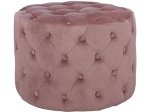 ΣΚΑΜΠΟ KASSIE  ΣΑΠΙΟ ΜΗΛΟ ΒΕΛΟΥΔΟ ΤΥΠΟΥ CHESTERFIELD HM8406.02 Φ60x43Υ εκ.