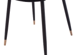 ΚΑΡΕΚΛΑ LUCILLE HM8552.04 ΑΠΟ ΒΕΛΟΥΔΟ ΜΑΥΡΟ ΜΕ ΜΕΤΑΛΛΙΚΟ ΣΚΕΛΕΤΟ 45X56X81Υ εκ.