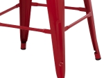 ΣΚΑΜΠΟ ΜΕΣΑΙΟΥ ΥΨΟΥΣ ΜΕΤΑΛΛΙΚΟ MELITA-PRO HM8573.44 ΚΟΚΚΙΝΟ 43x43x67Υεκ.