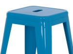 ΣΚΑΜΠΟ ΜΕΣΑΙΟΥ ΥΨΟΥΣ ΜΕΤΑΛΛΙΚΟ MELITA-PRO HM8573.48 ΜΠΛΕ 43x43x67Υεκ.