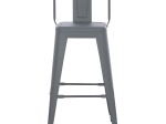 ΣΚΑΜΠΟ ΜΠΑΡ ΜΕΣΑΙΟΥ ΥΨΟΥΣ ΜΕΤΑΛΛΙΚΟ MELITA-PRO HM8574.50 ΓΚΡΙ 43x43x88Υεκ.