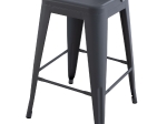 ΣΚΑΜΠΟ ΜΠΑΡ ΜΕΣΑΙΟΥ ΥΨΟΥΣ ΜΕΤΑΛΛΙΚΟ MELITA-PRO HM8574.50 ΓΚΡΙ 43x43x88Υεκ.