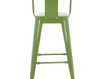 ΣΚΑΜΠΟ ΜΠΑΡ ΜΕΣΑΙΟΥ ΥΨΟΥΣ ΜΕΤΑΛΛΙΚΟ MELITA-PRO HM8574.53 LIGHT OLIVE GREEN 43x43x88Υεκ.