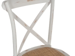 ΚΑΡΕΚΛΑ OWEN ΣΤΟΙΒΑΖΟΜΕΝΗ ΞΥΛΙΝΗ ΑΠΟ ΟΞΙΑ WHITE WASH ΧΡΩΜΑ ΜΕ ΧΙΑΣΤΙ ΠΛΑΤΗ HM8575.04 45x55,5x90 cm