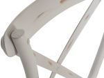 ΚΑΡΕΚΛΑ OWEN ΣΤΟΙΒΑΖΟΜΕΝΗ ΞΥΛΙΝΗ ΑΠΟ ΟΞΙΑ WHITE WASH ΧΡΩΜΑ ΜΕ ΧΙΑΣΤΙ ΠΛΑΤΗ HM8575.04 45x55,5x90 cm
