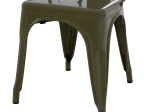 ΚΑΡΕΚΛΑ ΜΕΤΑΛΛΙΚΗ MELITA ΣΕ DARK OLIVE GREEN 43x50x82Y εκ. HM8641.03