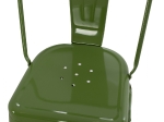 ΚΑΡΕΚΛΑ ΜΕΤΑΛΛΙΚΗ MELITA ΣΕ LIGHT OLIVE GREEN 43x50x82Y εκ. HM8641.13