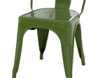 ΚΑΡΕΚΛΑ ΜΕΤΑΛΛΙΚΗ MELITA ΣΕ LIGHT OLIVE GREEN 43x50x82Y εκ. HM8641.13