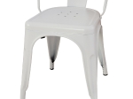 ΚΑΡΕΚΛΑ ΜΕΤΑΛΛΙΚΗ MELITA-PRO HM8641.41 ΛΕΥΚΟ ΜΑΤ 44x47x84.5Υεκ.