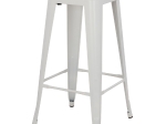 ΣΚΑΜΠΟ BAR ΜΕΤΑΛΛΙΚΟ MELITA ΣΕ ΛΕΥΚΟ ΜΑΤ HM8642.21 43x43x78 εκ.