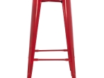 ΣΚΑΜΠΟ ΜΠΑΡ ΜΕΤΑΛΛΙΚΟ MELITA-PRO HM8642.44 ΣΕ ΚΟΚΚΙΝΟ 43x43x78Υεκ.