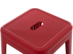 ΣΚΑΜΠΟ ΜΠΑΡ ΜΕΤΑΛΛΙΚΟ MELITA-PRO HM8642.44 ΣΕ ΚΟΚΚΙΝΟ 43x43x78Υεκ.
