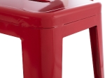 ΣΚΑΜΠΟ ΜΠΑΡ ΜΕΤΑΛΛΙΚΟ MELITA-PRO HM8642.44 ΣΕ ΚΟΚΚΙΝΟ 43x43x78Υεκ.