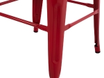 ΣΚΑΜΠΟ ΜΠΑΡ ΜΕΤΑΛΛΙΚΟ MELITA-PRO HM8642.44 ΣΕ ΚΟΚΚΙΝΟ 43x43x78Υεκ.