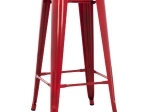 ΣΚΑΜΠΟ ΜΠΑΡ ΜΕΤΑΛΛΙΚΟ MELITA-PRO HM8642.44 ΣΕ ΚΟΚΚΙΝΟ 43x43x78Υεκ.