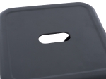 ΣΚΑΜΠΟ ΜΠΑΡ ΜΕΤΑΛΛΙΚΟ MELITA-PRO HM8642.50 ΣΕ ΓΚΡΙ 43x43x78Υεκ.