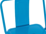 ΣΚΑΜΠΟ BAR-PRO ME ΠΛΑΤΗ ΜΕΤΑΛΛΙΚΟ MELITA HM8643.48 ΜΠΛΕ 42x42x100Υεκ.