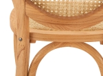 ΚΑΡΕΚΛΑ ΞΥΛΙΝΗ TINSLEY ΜΕ ΟΒΑΛ ΠΛΑΤΗ ΚΑΙ ΠΛΕΞΗ RATTAN ΣΕ ΦΥΣΙΚΗ ΑΠΟΧΡΩΣΗ HM8745.01 45x50x97 εκ.