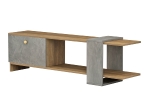 ΕΠΙΠΛΟ ΤΗΛΕΟΡΑΣΗΣ HENRIETTE HM8900.13 ΜΕΛΑΜΙΝΗ ΚΑΡΥΔΙ-STONE TEXTURE 120x28,5x39Υεκ.