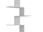 ΕΠΙΤΟΙΧΙΑ ΡΑΦΙΕΡΑ RORY HM8931.11 ΜΕΛΑΜΙΝΗ ΣΕ ΛΕΥΚΟ 22x51,5x109Υ εκ.