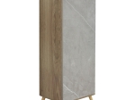 ΠΑΠΟΥΤΣΟΘΗΚΗ-ΝΤΟΥΛΑΠΙ ALVARO HM8954.11 ΜΕΛΑΜΙΝΗ SONAMA-STONE TEXTURE 50Χ38Χ135Yεκ.