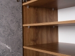 ΠΑΠΟΥΤΣΟΘΗΚΗ-ΝΤΟΥΛΑΠΙ ALVARO HM8954.12 ΜΕΛΑΜΙΝΗ SONAMA-STONE TEXTURE 50Χ38Χ135Yεκ.