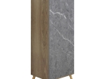 ΠΑΠΟΥΤΣΟΘΗΚΗ-ΝΤΟΥΛΑΠΙ ALVARO HM8954.12 ΜΕΛΑΜΙΝΗ SONAMA-STONE TEXTURE 50Χ38Χ135Yεκ.