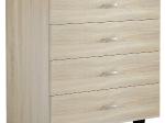 ΣΥΡΤΑΡΙΕΡΑ ΜΕΛΑΜΙΝΗΣ THORG ME 4 ΣΥΡΤΑΡΙΑ SONOMA HM8996.01 80x40x83Yεκ.