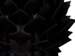 ΦΩΤΙΣΤΙΚΟ CACTI MDF ΣΕ ΧΡΩΜΑ ΜΑΥΡΟ E27 HM9205.03 Φ39x34-104Y εκ.