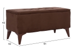 ΣΚΑΜΠΟ ΜΠΑΟΥΛΟ STROL HM9261.04 ΚΑΦΕ 90x40x46Υεκ.