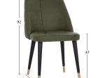ΚΑΡΕΚΛΑ ΕΠΑΓΓΕΛΜ. AGUSTIN HM9265.13 Τ.NUBUCK ΚΥΠΑΡΙΣΣΙ ΜΕ ΞΥΛΙΝΑ ΠΟΔΙΑ 50x66x92Υεκ.