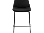 ΣΚΑΜΠΟ VINCENT HM9298.14 ΜΕΣΑΙΟΥ ΥΨΟΥΣ ΜΑΥΡΟ ΜΕ ΜΕΤΑΛΛΙΚΑ ΠΟΔΙΑ 47x51x96 εκ.