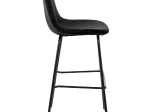 ΣΚΑΜΠΟ VINCENT HM9298.14 ΜΕΣΑΙΟΥ ΥΨΟΥΣ ΜΑΥΡΟ ΜΕ ΜΕΤΑΛΛΙΚΑ ΠΟΔΙΑ 47x51x96 εκ.