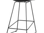 ΣΚΑΜΠΟ ΜΠΑΡ NAILA HM9299.02 ΜΑΥΡΟ ΜΕΣΑΙΟΥ ΥΨΟΥΣ 44x44x74Yεκ.