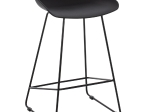 ΣΚΑΜΠΟ ΜΠΑΡ NAILA HM9299.02 ΜΑΥΡΟ ΜΕΣΑΙΟΥ ΥΨΟΥΣ 44x44x74Yεκ.
