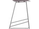 ΣΚΑΜΠΟ ΜΠΑΡ NAILA HM9299.10 ΓΚΡΙ ΜΕΣΑΙΟΥ ΥΨΟΥΣ 44x44x74Yεκ.
