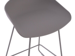 ΣΚΑΜΠΟ ΜΠΑΡ NAILA HM9299.10 ΓΚΡΙ ΜΕΣΑΙΟΥ ΥΨΟΥΣ 44x44x74Yεκ.