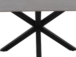 ΤΡΑΠΕΖΙ ΤΡΑΠΕΖΑΡΙΑΣ SYNTEC HM9308.03 SINTERED STONE ΓΚΡΙ ΜΕΤΑΛΛΙΚΑ ΠΟΔΙΑ 160x90x75Υεκ.