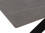 ΤΡΑΠΕΖΙ ΤΡΑΠΕΖΑΡΙΑΣ SYNTEC HM9308.03 SINTERED STONE ΓΚΡΙ ΜΕΤΑΛΛΙΚΑ ΠΟΔΙΑ 160x90x75Υεκ.