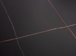 ΤΡΑΠΕΖΙ ΤΡΑΠΕΖΑΡΙΑΣ ΣΤΡΟΓΓΥΛΟ SYNTEC HM9309.01 SINTERED STONE ΜΑΥΡΟ ΜΕΤΑΛΛΙΚΑ ΠΟΔΙΑ Φ115x75Y εκ.