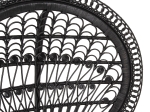 ΠΟΛΥΘΡΟΝΑ ROYAL PEACOCK HM9342.03 RATTAN ΜΑΥΡΟ-ΜΑΞΙΛΑΡΙ ΚΑΦΕ 114x72x150Yεκ.