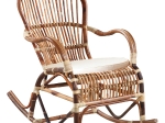 ΚΟΥΝΙΣΤΗ ΠΟΛΥΘΡΟΝΑ ΜΕ ΜΑΞΙΛΑΡΙ SANTA FE RATTAN HM9343 60x103x90Υ εκ.
