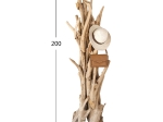 ΚΑΛΟΓΕΡΟΣ HM9367 ΑΠΟ ΜΑΣΙΦ ΞΥΛΟ TEAK ΦΥΣΙΚΟ 36x30x183Υεκ.