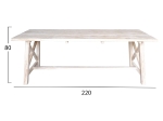 ΤΡΑΠΕΖΙ ΤΡΑΠΕΖΑΡΙΑΣ TRON HM9404.01 ΤΕΑΚ ΞΥΛΟ 220X100X80Υεκ.