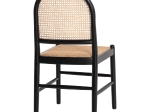 ΚΑΡΕΚΛΑ ΑΠΟ ΟΞΙΑ ΣΕ ΜΑΥΡΟ-RATTAN ΜΠΕΖ HM9407.02 43x50x87 εκ.