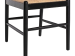 ΚΑΡΕΚΛΑ ΑΠΟ ΟΞΙΑ ΣΕ ΜΑΥΡΟ-RATTAN ΜΠΕΖ HM9407.02 43x50x87 εκ.