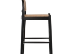 ΣΚΑΜΠΟ ΑΠΟ ΟΞΙΑ-RATTAN ΑΨΙΔΑ ΠΛΑΤΗ ΜΑΥΡΟ 43,5x50x98ΥεκHM9408.02