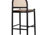 ΣΚΑΜΠΟ ΑΠΟ ΟΞΙΑ-RATTAN ΑΨΙΔΑ ΠΛΑΤΗ ΜΑΥΡΟ 43,5x50x98ΥεκHM9408.02
