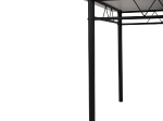 ΣΕΤ ΤΡΑΠΕΖΑΡΙΑΣ 5ΤΜΧ PEARY HM9416.11 ΜΕΤΑΛΛΟ ΜΑΥΡΟ-MDF ΚΑΡΥΔΙ 110x60x74Yεκ.
